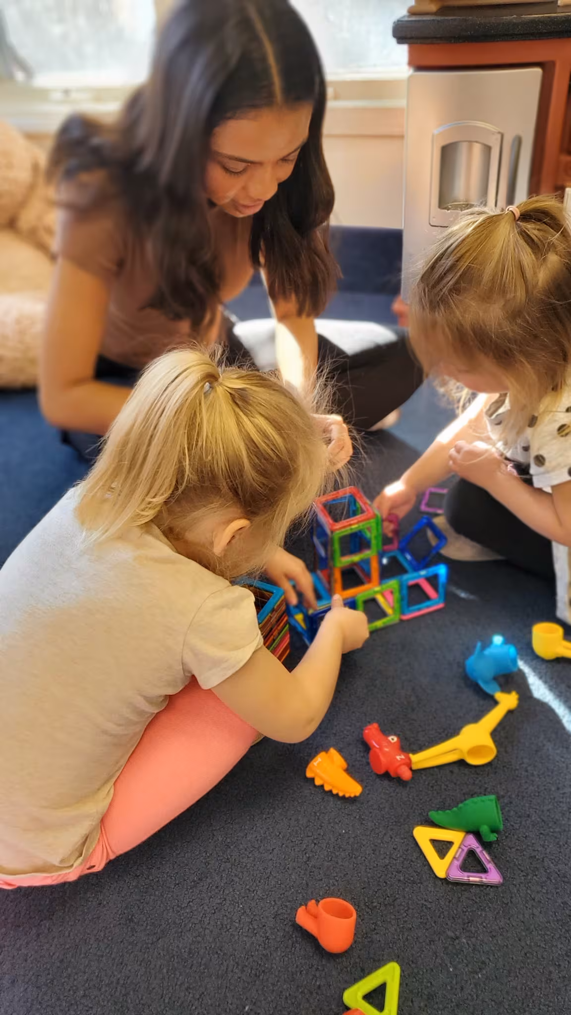 Children engaged in hands-on play at Building Blocks
